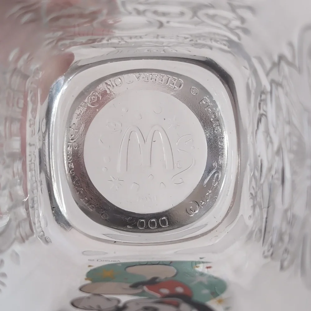 2000 Vintage Mickey Mouse McDonald's Collectors Glass Cup